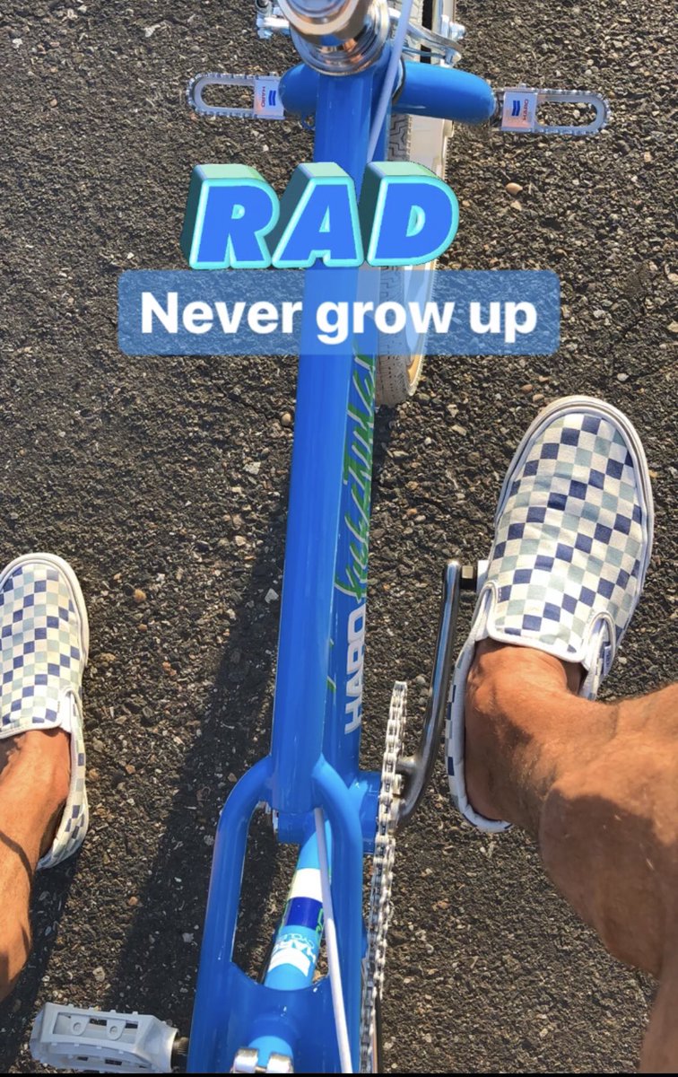 Puffchaddy1's tweet photo. Having a VANStastic 46th Birthday! What a perfect combo! 🏁 #nevergrowup @vansbmx66 @VANS_66 https://t.co/JWxGm1pCt4