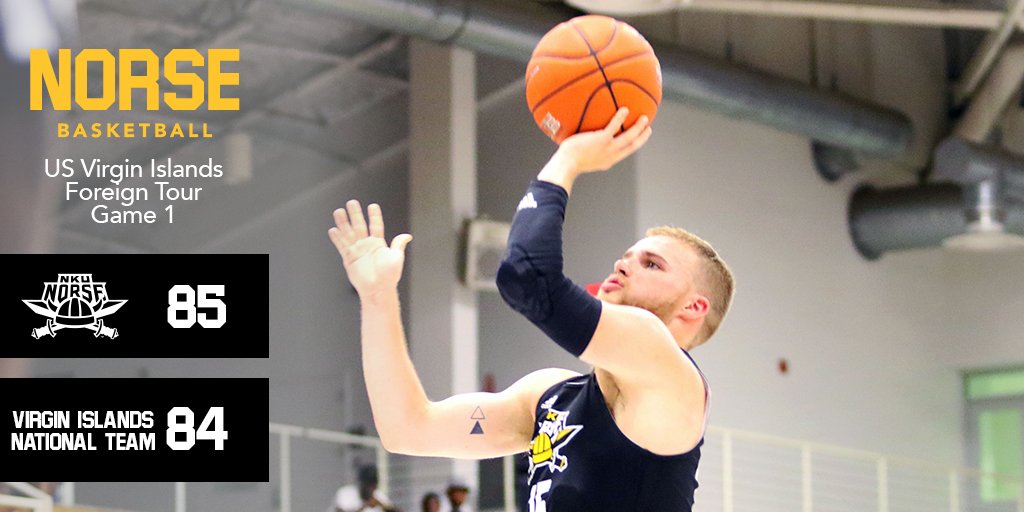 NKUNorseMBB's tweet photo. Tyler Sharpe scores at the buzzer to lift the Norse over the Virgin Islands National Team Wednesday night!!! Stay tuned for the scoring play and more highlights.
#NorseUp https://t.co/oEf9fpVFWc