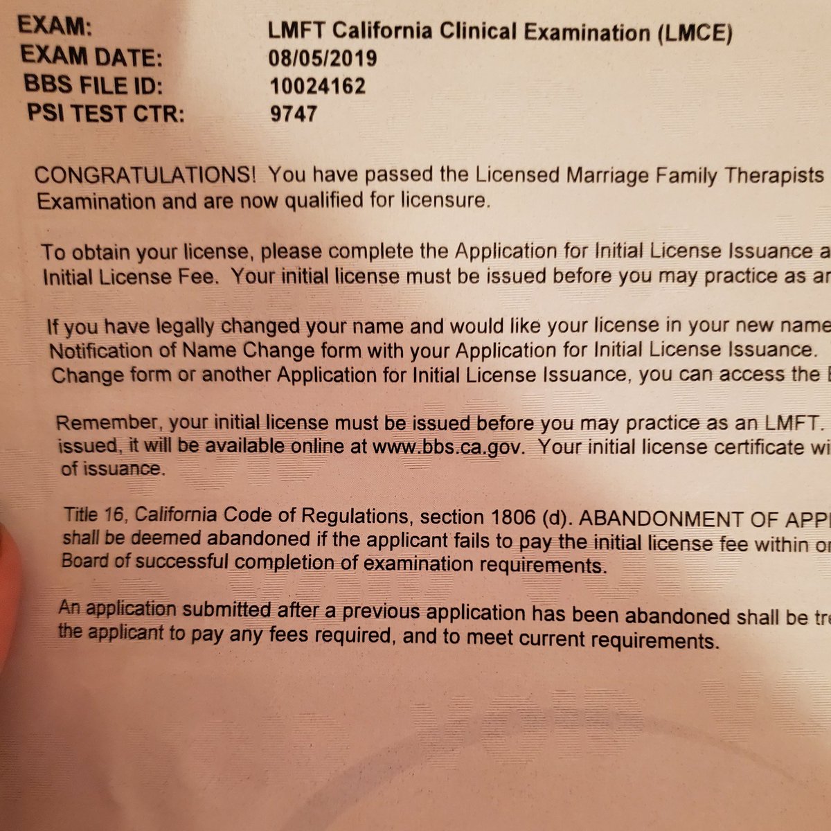 theartofmft's tweet photo. IT'S FINALLYYY MY TURN!!! LMFT!!!!!! 🎉🍾🙏
#lmft #mft #finallylicensed #theartofmft https://t.co/f1hO55vzZH