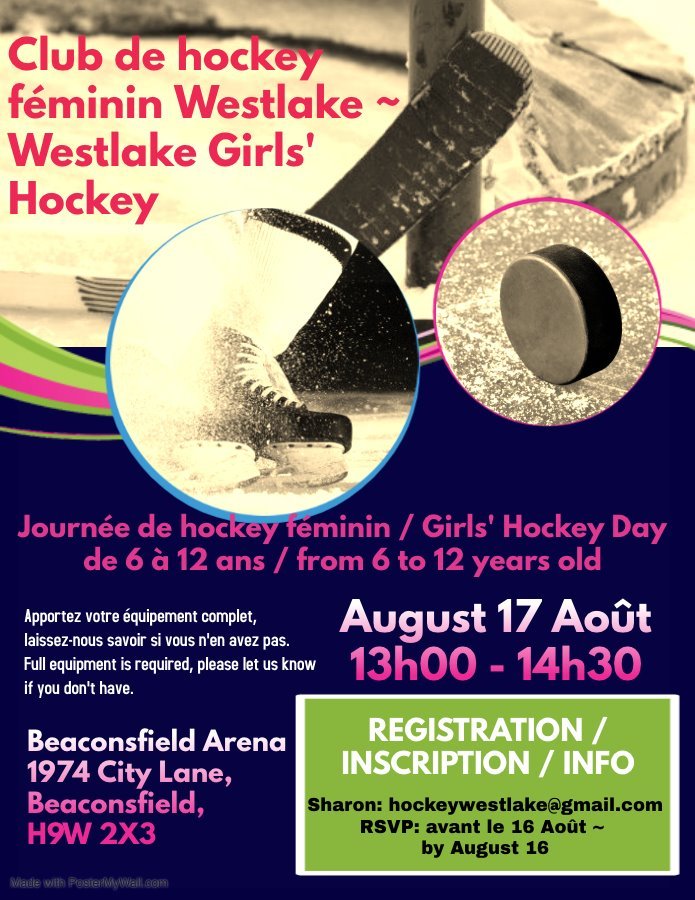 LMHFHockey's tweet photo. We're having a fun event for girls! Bring your girls out to try hockey. Come for the free sample, register for the awesome experience of the #coolestgameonearth  #everyonecanplay #hockeyfeminin #WESTLAKE @Dad_of_5 @goHWI @LSLGirls @hockeylstl https://t.co/RoOkxWsTeS