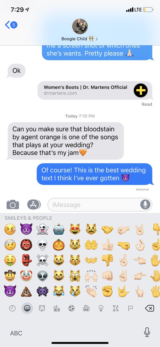 kaitee_gallo's tweet photo. She’s 9 years old guys. 
9!!!!!! 
I’ve never been more proud of a child’s music choice in my life. #AgentOrange #Bloodstains #punkrockchild #BoogieChildWins #weddingrequest @brittsosophy thank you for producing this child! https://t.co/z9izNMhjpe