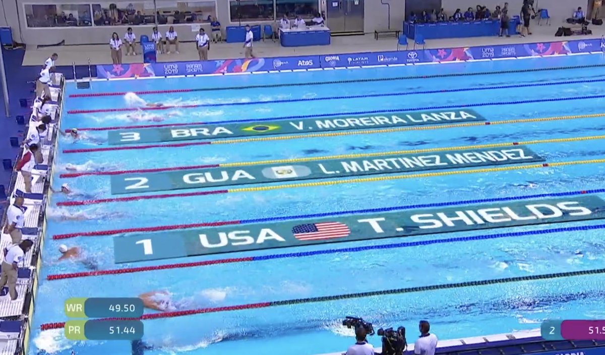 prensa_libre's tweet photo. #Ahora | #VamosGuate | Medalla de plata para Luis Carlos Martínez en los 100 metros mariposa #Lima2019 🇬🇹👏 https://t.co/g9OHQIFegx