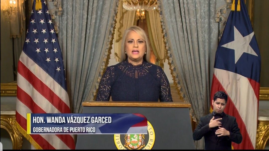 NoticiaVN's tweet photo. #7Ago #ReporteVN #PuertoRico La gobernadora @wandavazquezg acepta el cargo y pide al País que no pierda la esperanza en la gente. No aspirará a la Gobernación en el 2020. 📷: @WIPRTV | vía @AbdielBonillaPR https://t.co/d1xPAolAYj