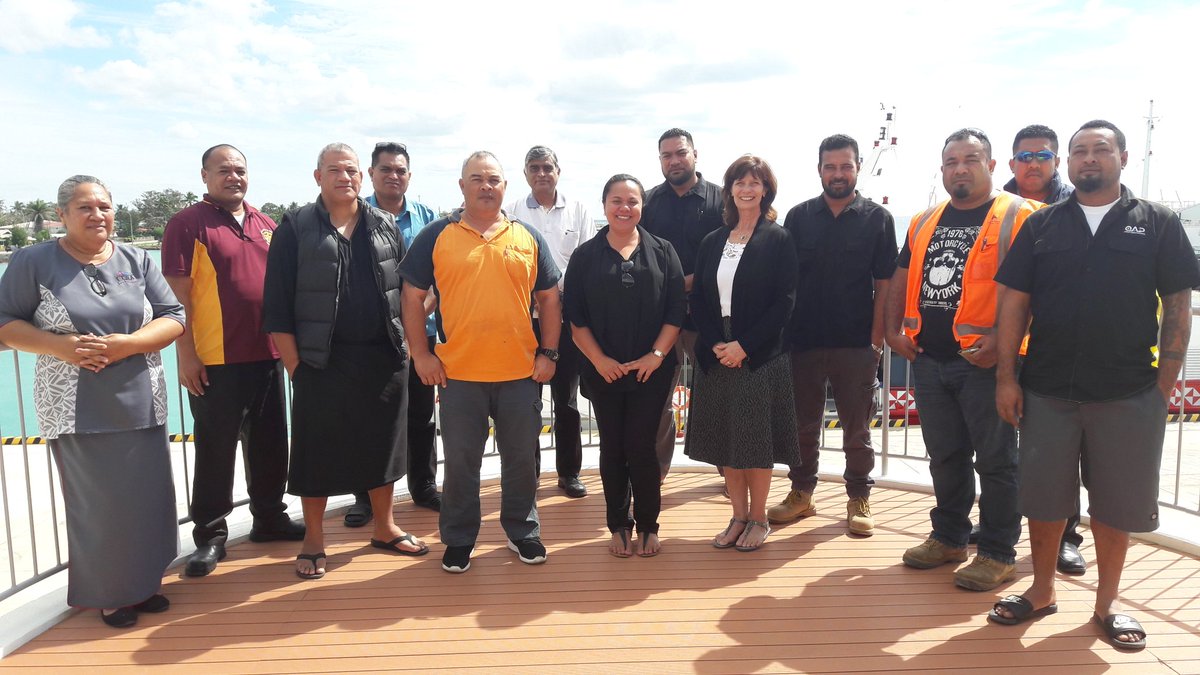 OTabureka's tweet photo. Internal Auditors training and ship inspection training conducted this week by SPC and MNZ under the PIDSS programme, funded by Government of New Zealand through NZ MFAT, attended by domestic ship operators, staff from Marine and Ports Division, and Maritime Institute in Tonga. https://t.co/YzTYsYeaRk