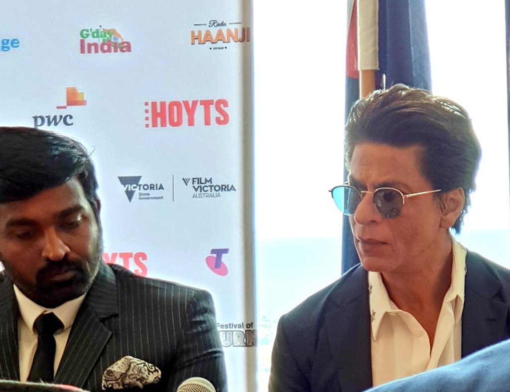 6thrat's tweet photo. Cast these 2 in a movie together already. SERIOUSLY 😍 #Iffm2019 @indian_link https://t.co/1UstHbCnyv