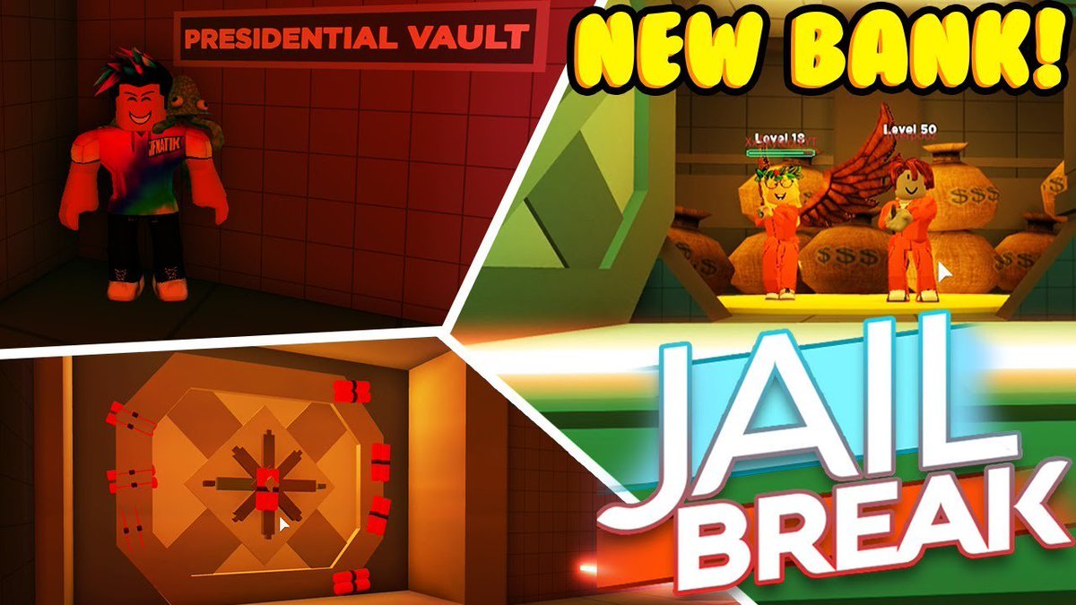 Pcgame On Twitter How To Rob New Presidential Vault Bank In Jailbreak Roblox Link Https T Co 536w3bnsld Iifnatik Iifnatikroblox Jailbreak Jailbreaknewbank Jailbreakpresidentialvault Jailbreakupdate Jailbreakupgradebank - code for the vault in break in roblox