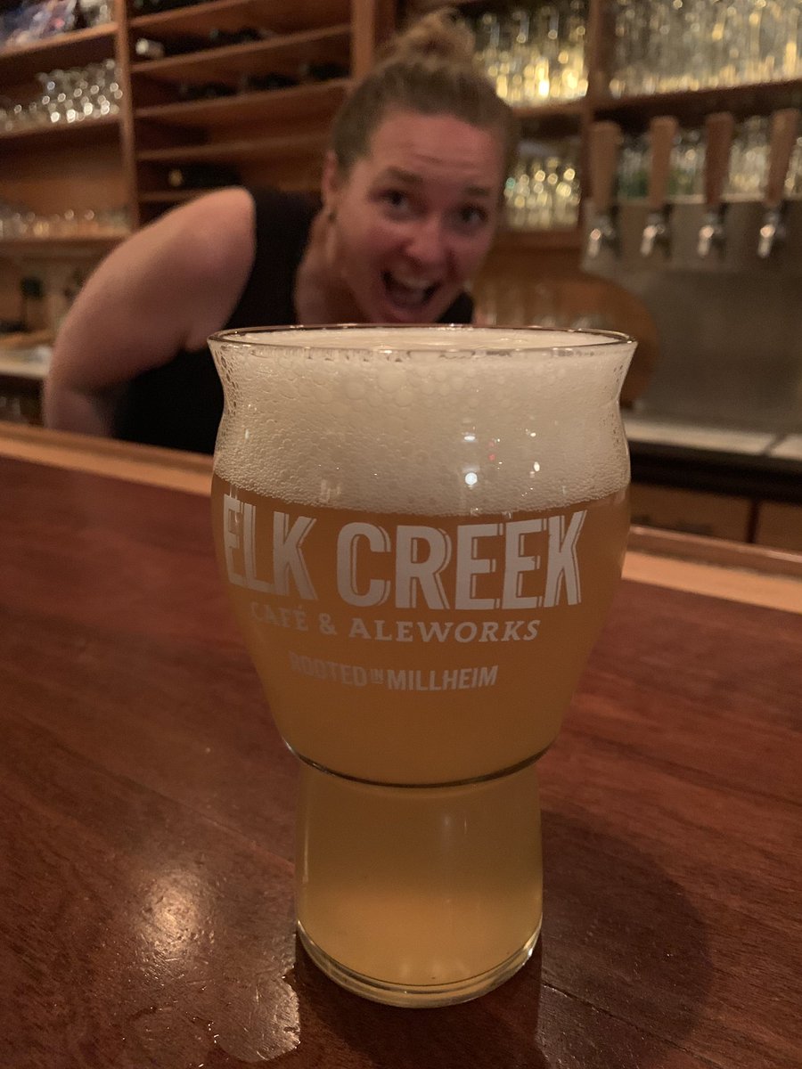 elkcreekcafe's tweet photo. Even Scully is out of her mind over the fact that GooseNeck IPA is BACK!!
A crushable IPA at 5.5%!
Stop by and check it - #OnlyinMillheim
*
#GooseNeckIPA #craftbeer #sessionipa #ipa #rootedinmillheim #millheim https://t.co/MF4RKm6XjI
