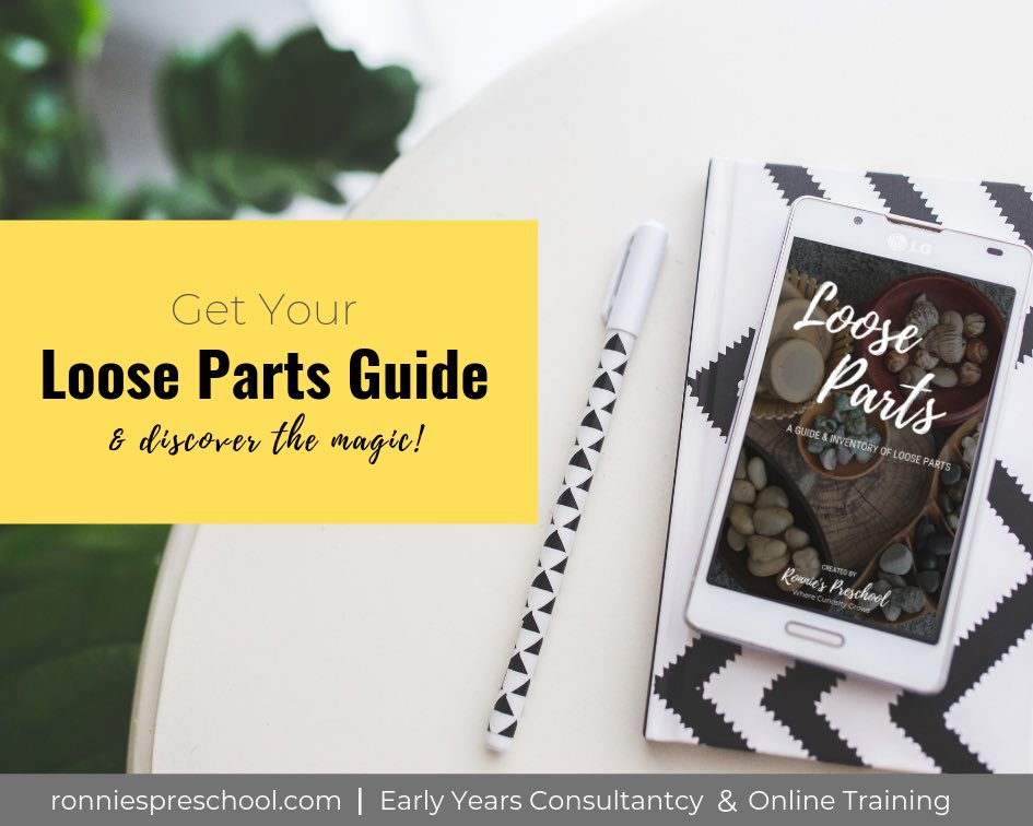 ronniesprek's tweet photo. Want to get started with #looseparts or need some inspiration??? This Loose Parts Guide is filled with ideas, beautiful pictures and has a great tool to help educate others why they are magical and enhance #childrensdevelopment 
https://t.co/VmaiNYXEyN https://t.co/QEJ6Y4q5dJ