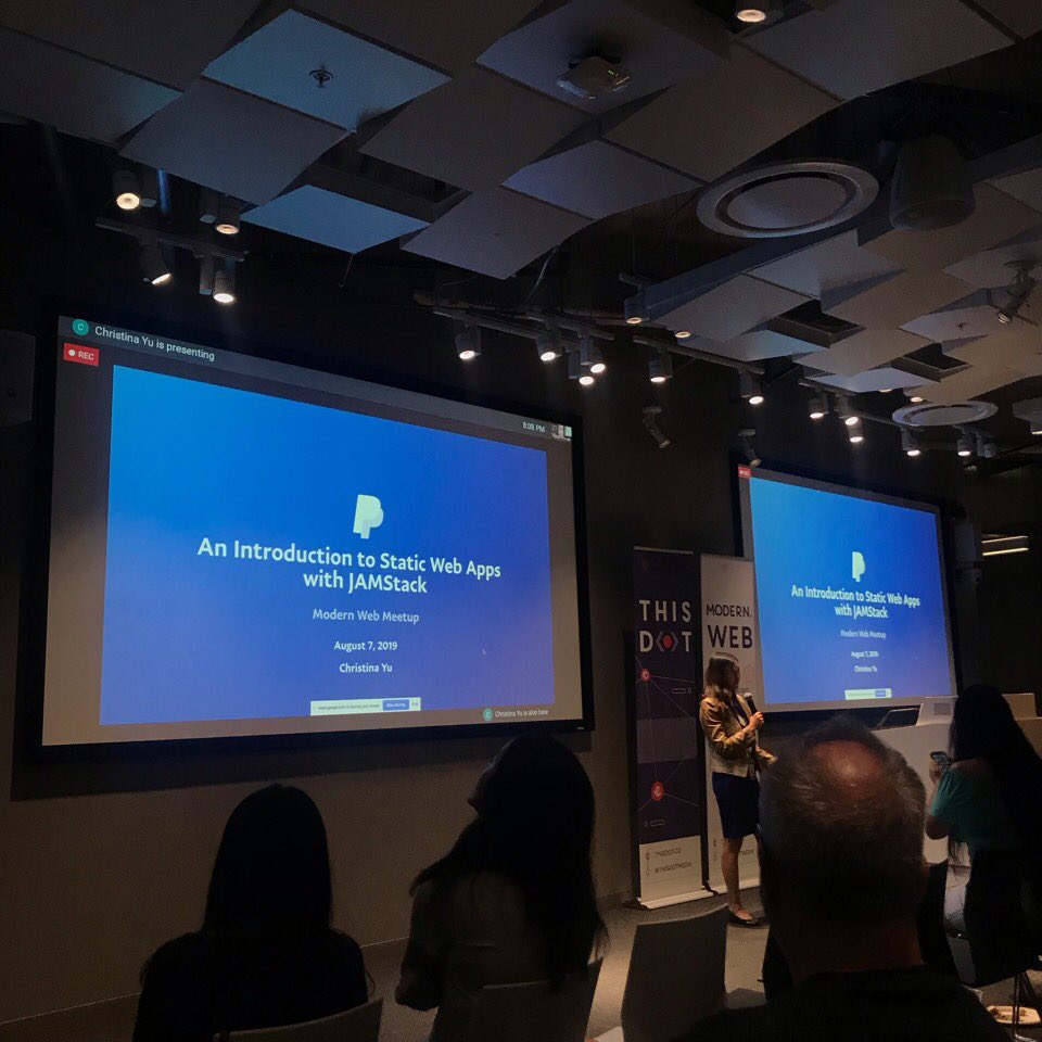 Christina Yu speaking