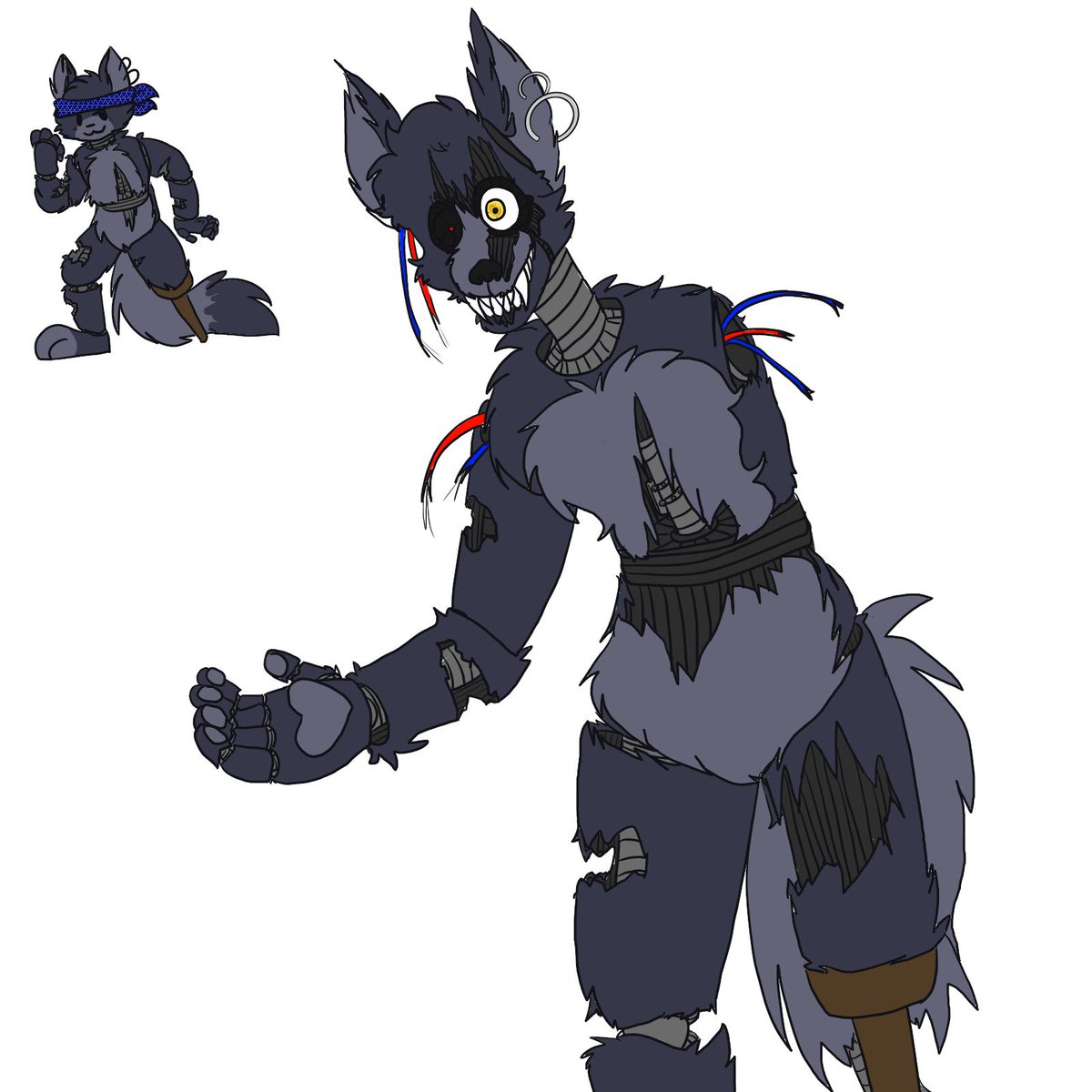 Картинки аниматроника волка