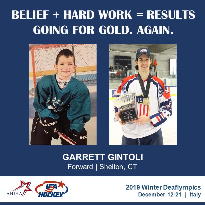 ahihaorg's tweet photo. Was U.S. Deaflympic Player of the Week @ggintoli25 born with skates on? No, but there's be no stopping him since age 5. The 2017 #WDIHC Player of the Tournament is expected to be a big contributor in 2019.

Earn an"assist." Donate to the #Deaflympics team https://t.co/wInn4O2QeO https://t.co/Ke5MkhYZp1