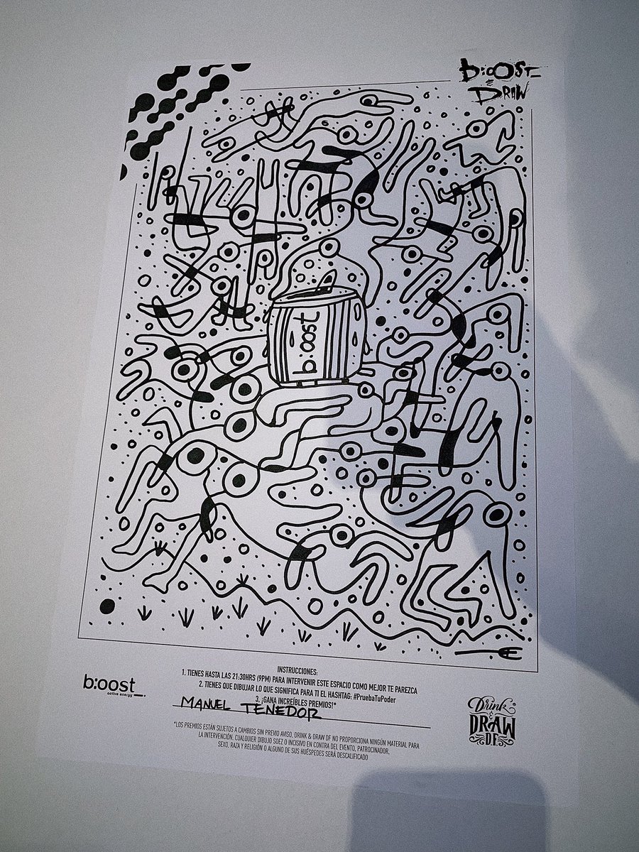BRCDEvg's tweet photo. Así estuvo el primer #boostAndDraw con @boost_mx 🖌💙 https://t.co/bR9zhjFT1N