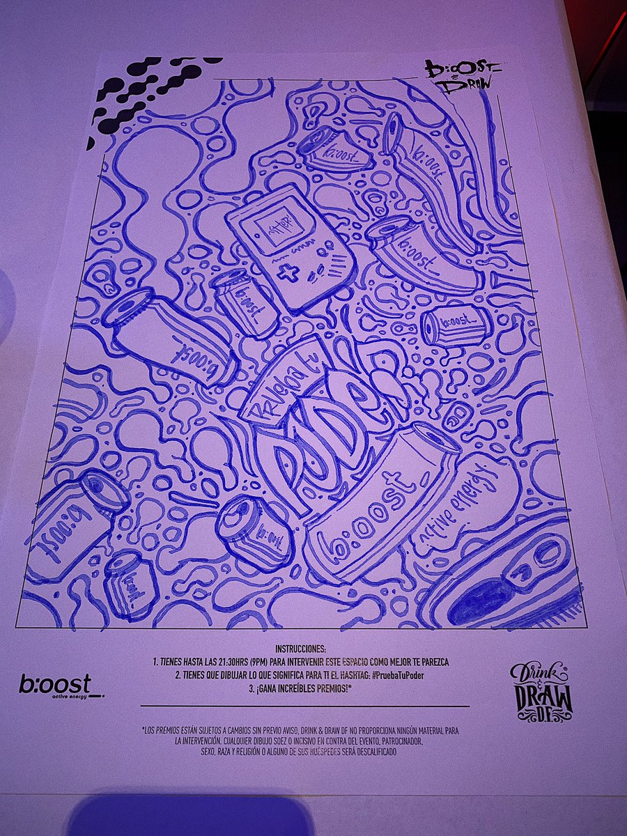 BRCDEvg's tweet photo. Así estuvo el primer #boostAndDraw con @boost_mx 🖌💙 https://t.co/bR9zhjFT1N