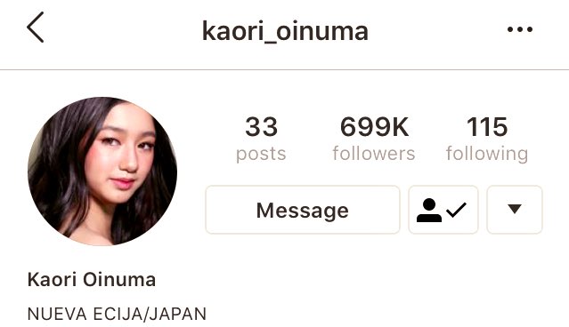 BabyKaoriKawaii's tweet photo. Uy, malapit na mag-700K si @kaori_oinuma .. 😍

Ung mga hindi pa po nakakafollow dian sa IG account ni Kaokao, follow nio na po cia.. 😉👍🏻

Sana maverify na din ‘tong account mo, Kaokao.. 😁 https://t.co/Q5l0w3NcRt