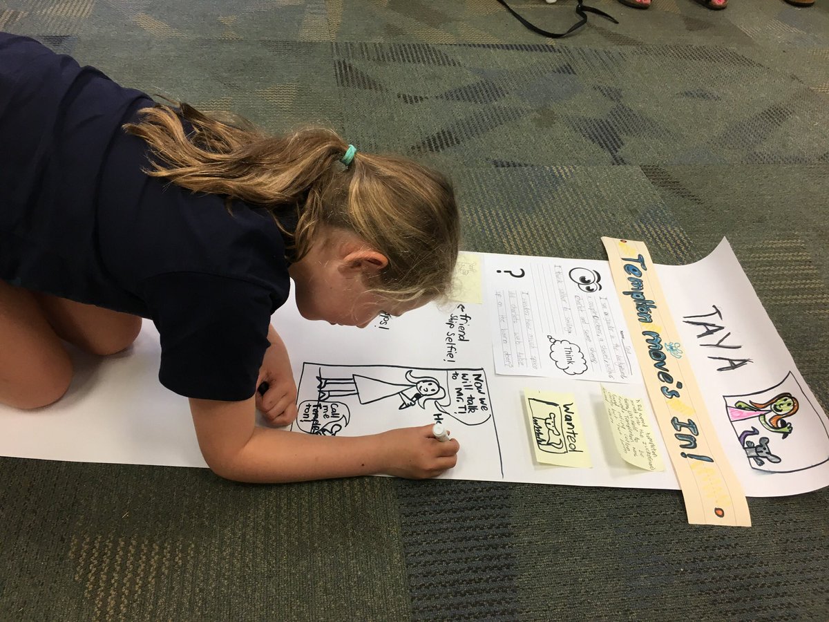 Bechtle4's tweet image. These FHES 3rd graders are using a few thinking 🤔 routines during Book Club this evening👍🏻We had a great time discussing Charlottes Web 🐷🕸🕷🐀 #FHESfamily #makingthinkingvisable