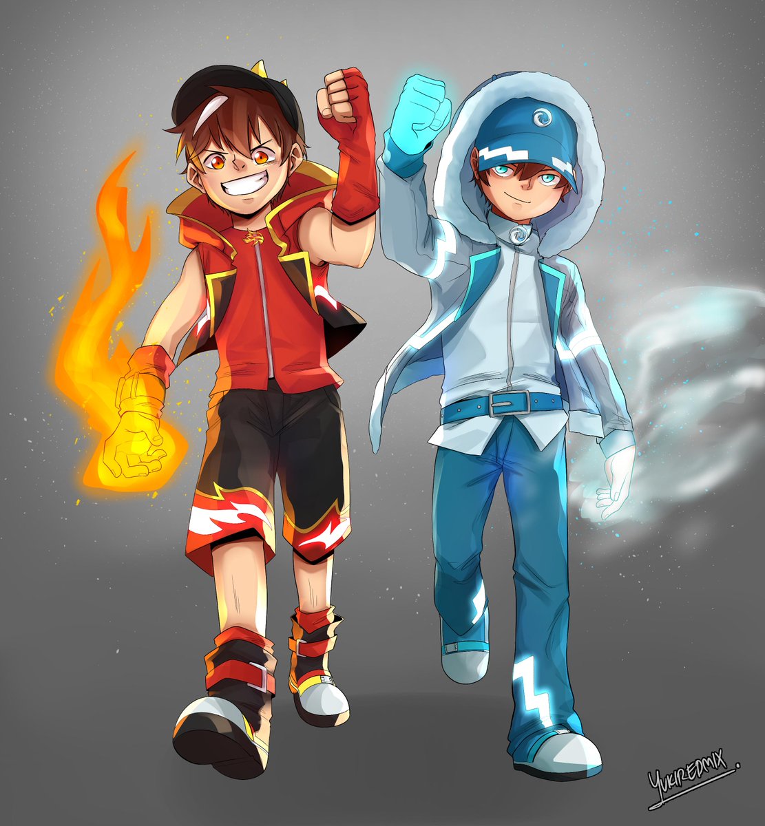  Gambar Boboiboy Frost Fire  The Movie 2