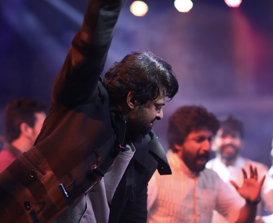 NameisNani's tweet photo. #Saaho is our film which is making noise nation wide and when it succeeds its our celebration.
wishing Prabhas Anna and team nothing less than a huge blockbuster on August 30th 🤗
#GANGLEADER release date will be announced tomorrow 🔥 https://t.co/D6oJXOmFDA