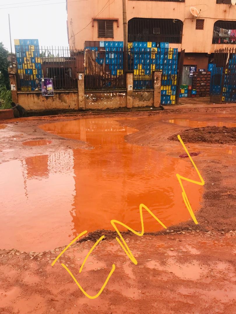 Location: Etudo/Akunano Street, Enugu State, Nigeria Achara Layout is a mess. If you live or know who lives along Inyi street, along Virgo potent Catholic Church,Ochumba street/igbariam primary school, please give them our number.  #EnuguRoadsChallenge  #FixEnuguBadRoads