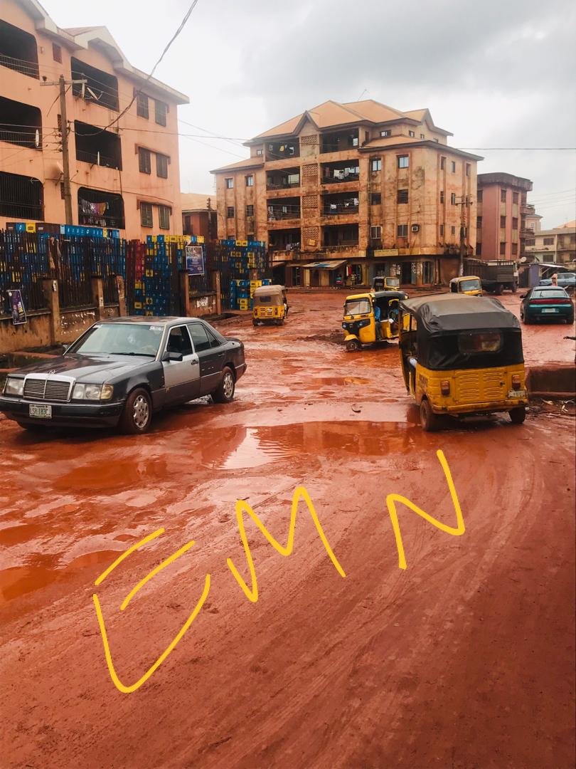Location: Etudo/Akunano Street, Enugu State, Nigeria Achara Layout is a mess. If you live or know who lives along Inyi street, along Virgo potent Catholic Church,Ochumba street/igbariam primary school, please give them our number.  #EnuguRoadsChallenge  #FixEnuguBadRoads