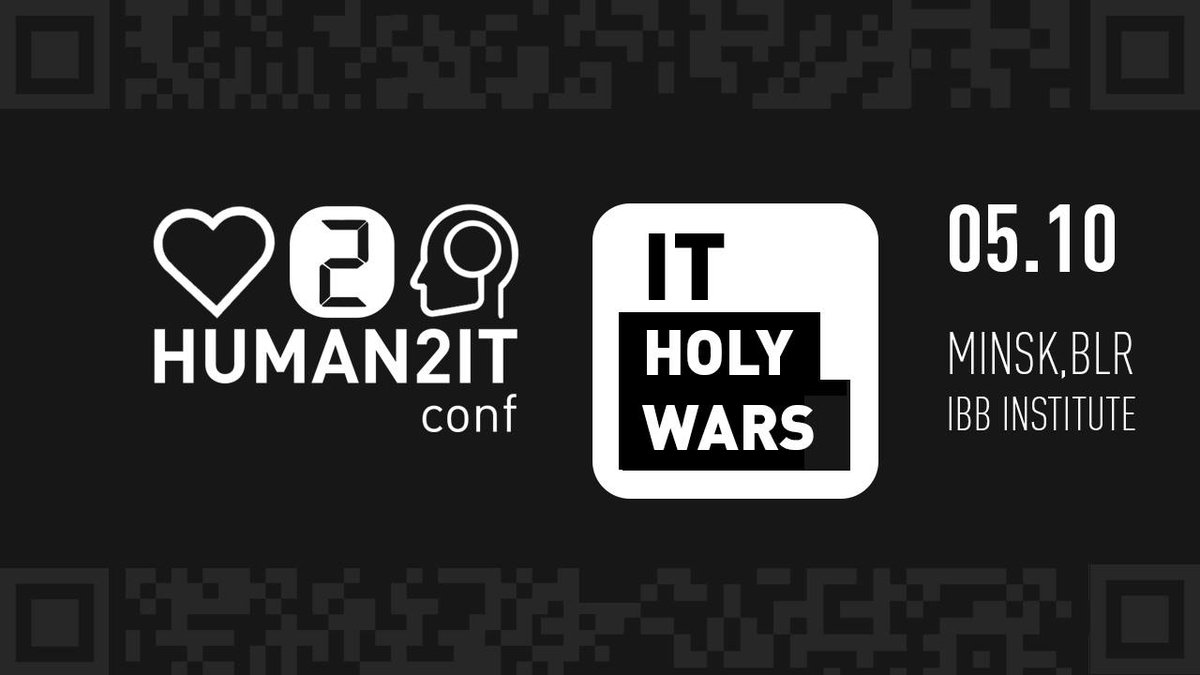 html5by's tweet image. 5 октября в Минске проводится конференция Human2IT об ИТ холиварах и человеческих проблемах в ИТ.

Купить билет можно по ссылке: bezkassira.by/human2itconf-6…