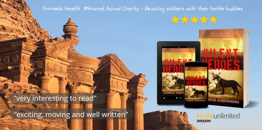 PatFurstenberg's tweet photo. Why #read SILENT HEROES? because it is
"exciting, moving and well written"
"very interesting to read"
https://t.co/TifEK931ZG
FREE / #KindleUnlimited
#Contemporary #fiction #DOGS #WhatToRead #UKHashtags #weekendreads #Sunday #goodreads #holidayhunger #thrilling #IB5 #bookplugs https://t.co/sOg5ixHtO5