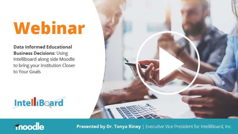 moodle's tweet photo. Moodle's IntelliBoard plugin provides corporate &amp;educational users of Moodle with tools that significantly enhance their reporting &amp; analytics.

View the webinar and find out how you can bring your Institution closer to your goals: https://t.co/h8hcwyURYW https://t.co/ePeydS9svh