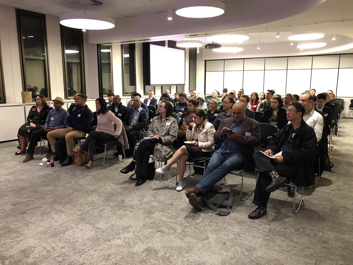petermarxy's tweet photo. A terrific crowd at the #GovHack NSW connection event https://t.co/hSM4lpX2dP