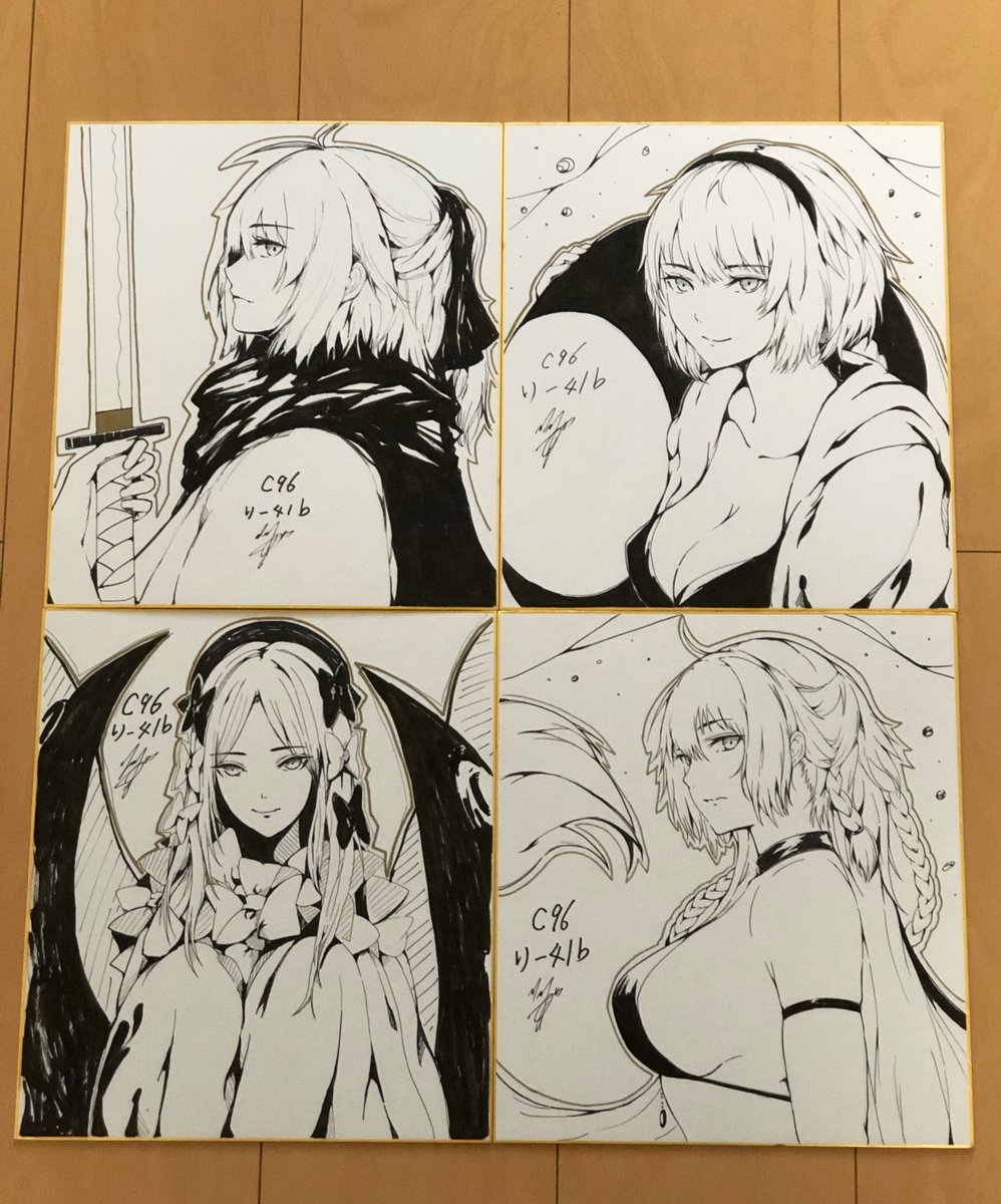 個人的に好きなキャラクターを描きました!...不慣れ感ありますがこんな感じになりました!それぞれ現物限りとなりますー。 