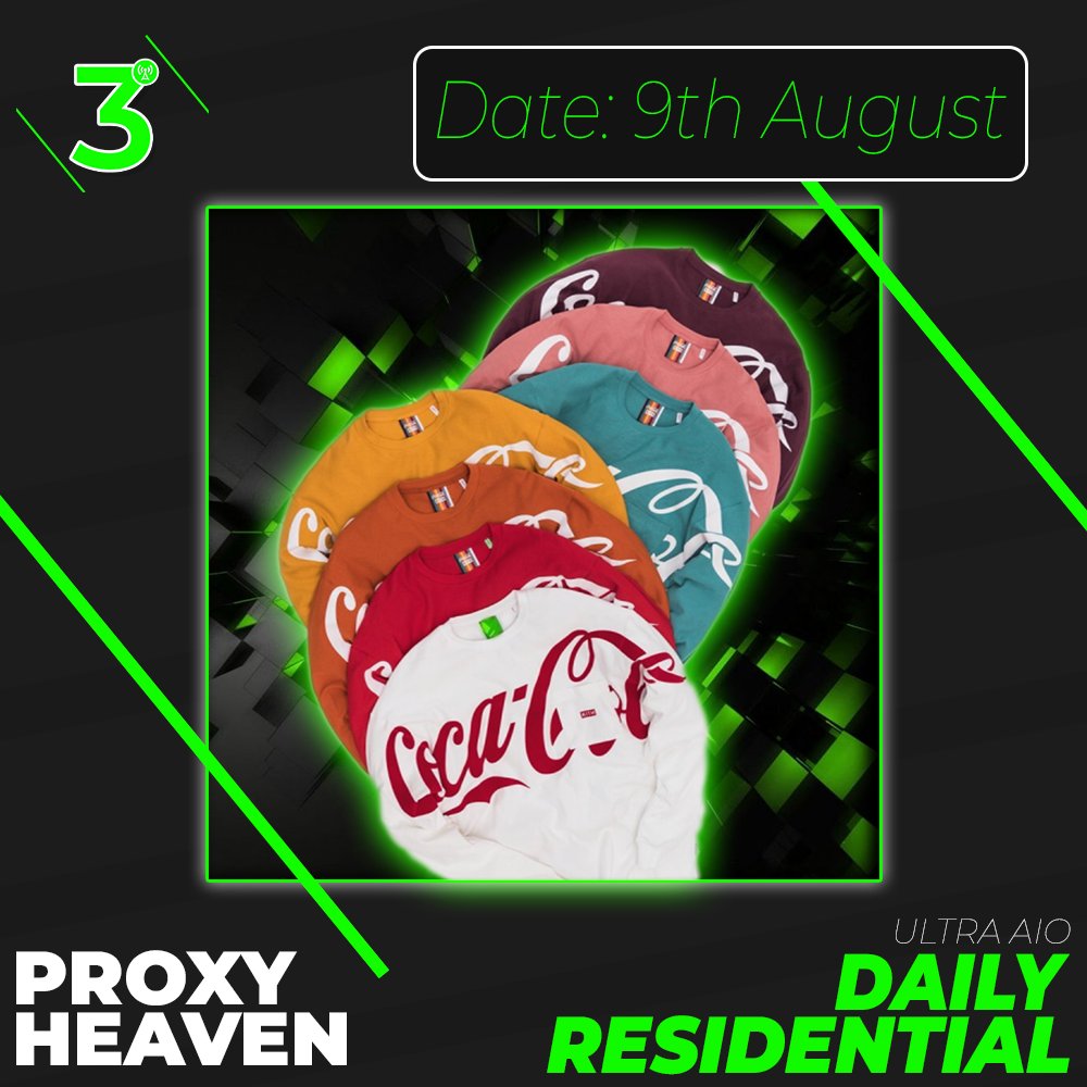 ProxyHeaven on Twitter "KITH X COCA COLA 👀 Date 9th August Profit