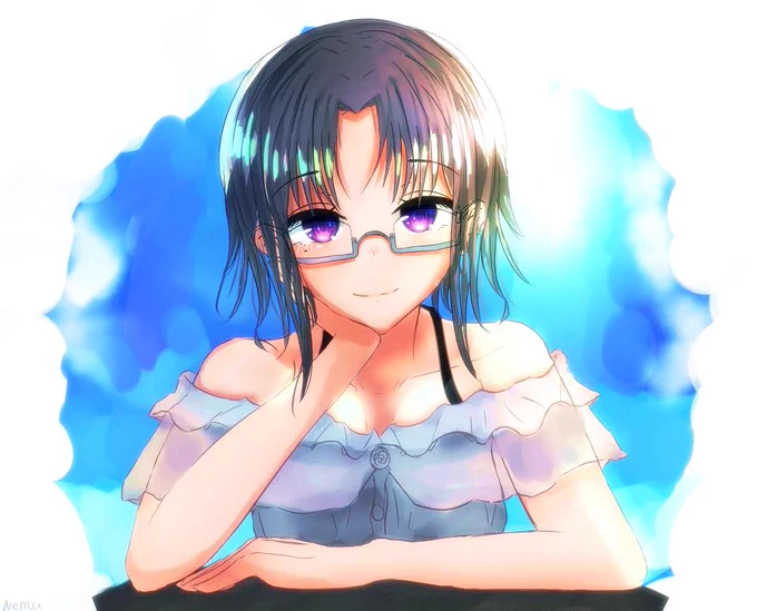 液タブで描いた、絵 