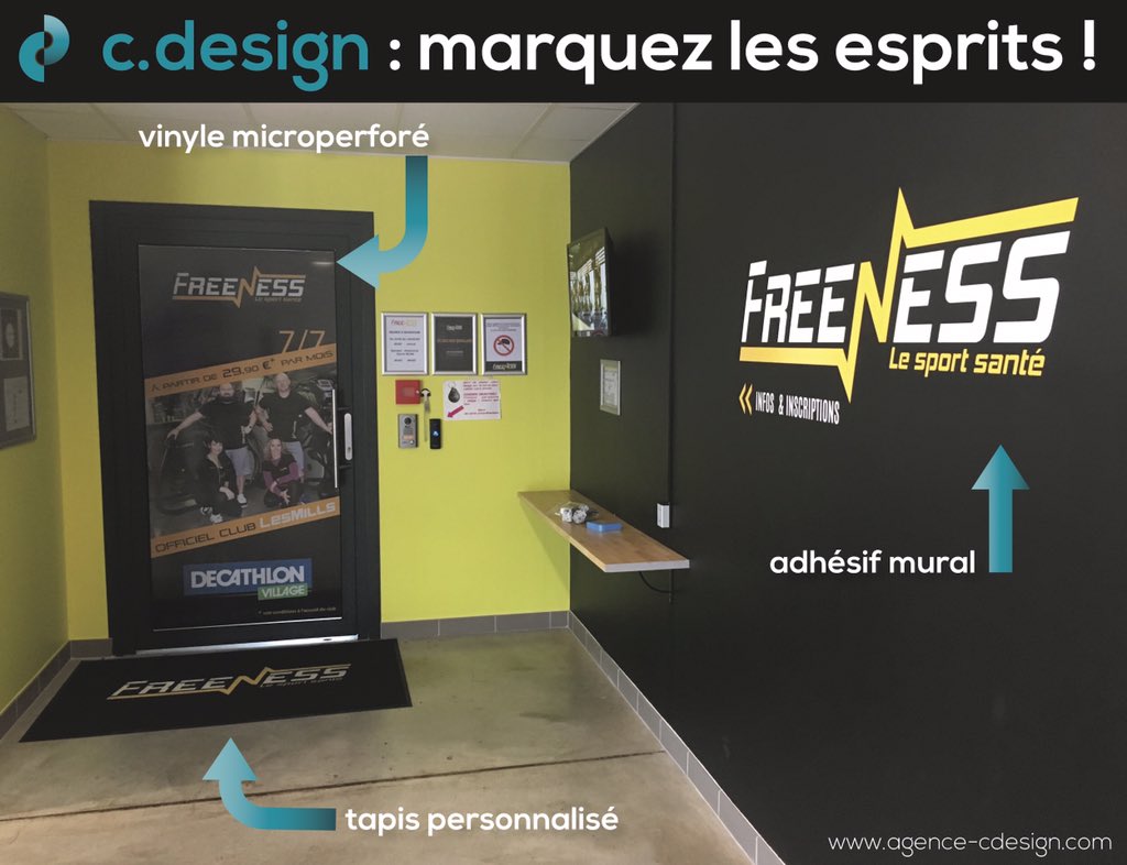 AgenceCDesign1's tweet photo. Marquez les esprits ! Comme Freeness Yutz et Decathlon Thionville Yutz, contactez https://t.co/f5xvWEJXsR pour vos besoins en communication dans vos espaces d'accueil. https://t.co/P2xyZ85ACg https://t.co/EHwJfUSd0J