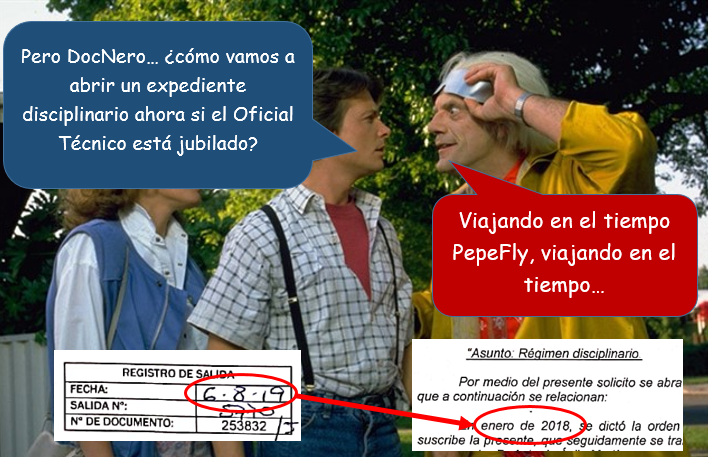 Nuevo caso paranormal sobrevuela Bomberos del <a href="/malaga/">Ciudad de Málaga</a>. La apertura de un expediente disciplinario por un Oficial jubilado, que desde el más allá, y viajando en el tiempo, imparte justicia a quienes osan denunciar las carencias del servicio.
<a href="/pacodelatorrep/">Paco de la Torre</a> <a href="/AvelinoPP/">Avelino Barrionuevo</a> <a href="/PPMalaga/">PP Málaga</a>