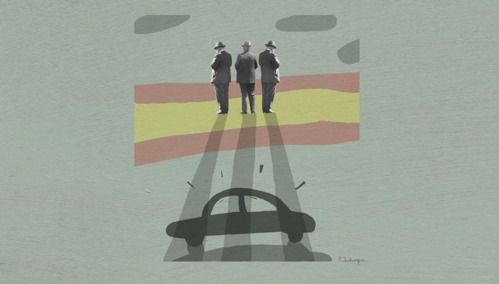 Fleet__People's tweet photo. Así está la nueva realidad política del automóvil y así afecta al sector - https://t.co/fgddqsItM6. por Carlos Drake, ilustración de Patricia Jadraque en #FP28 @AnfacAutomovil @Faconauto_com https://t.co/YYYAUKEjqh