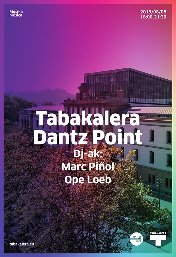 tabakalera's tweet photo. #DantzPoint

🎶 Gaur 18:00etatik aurrera jarraitu ezazu zuzenean Tabakalera Dantz Point. 

👉 https://t.co/qyEIG0fWeX

👉 https://t.co/WqFjNL23Lr

#Tabakalera
@dantzmusik https://t.co/gvxTSVN6Iy