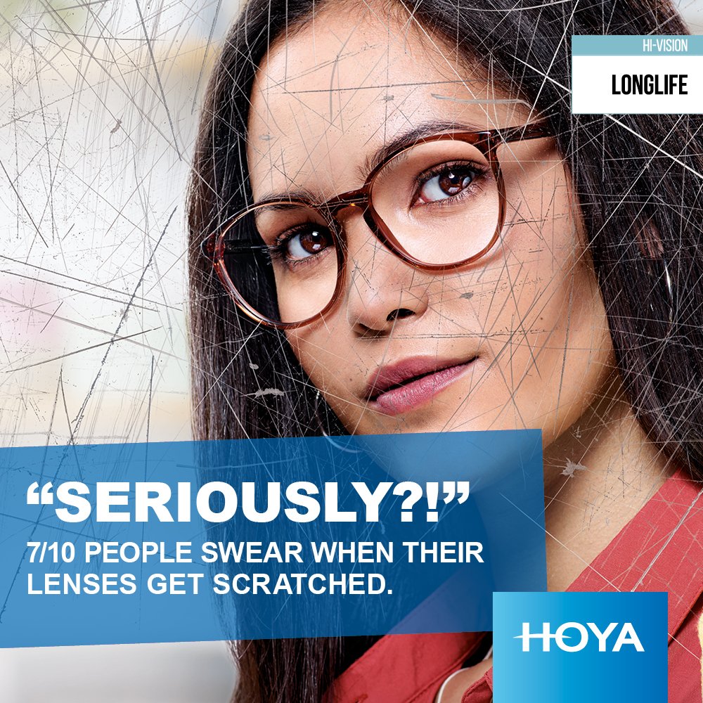 CGOptom's tweet photo. Does this apply to you? You're not alone. That's why we give you the option to have a Hi-Vision Long-Life coating on your Hoya lenses. Ask us for more details.
#hoya #hvll #highvisionlonglife #scratchedlens #lenses #glasses https://t.co/H5W9EYJSCC