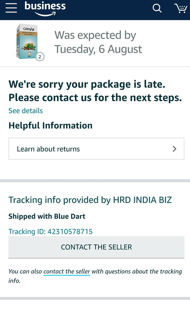 RajChand2211's tweet image. @amazonIN ordered on 29th July 2019, today on 8th Aug 19, still not received the materials, called customer care n raised complain but nothing,
Delivery in 24 hours, oh really? Best part no cancelation policy, whos is reposible for delay ???
#patheticAmazon