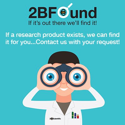2BScientific's tweet photo. Can't find which products you are looking for on our website? 

Panic not! Use our #2BFound feature so we can find any research product you need! 

Get in touch via live chat, email or phone to find out more 🔎 https://t.co/AtQsIFLfdu #ResearchReagents #2BScientific https://t.co/ivunQi32Me