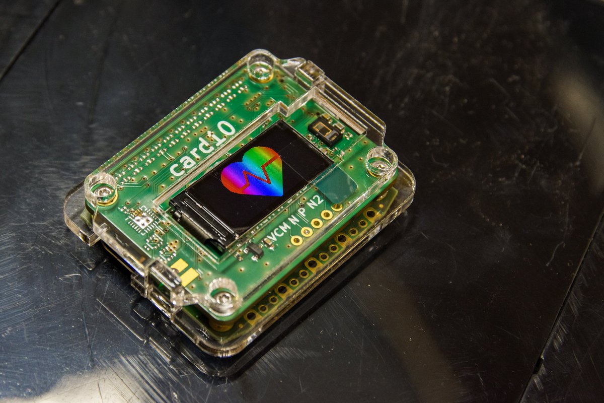 Haben einen Prototypen eines Cases für den Prototypen des Card10 gebaut. #card10badge #card10 #cccamp19 #backspacebamberg