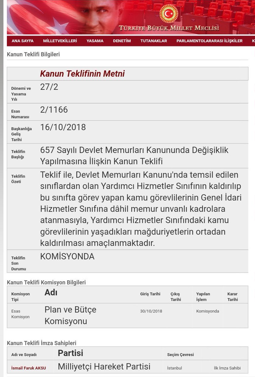 Yardımcı Hizmetler Sınıfı sizlerin de destekleriyle bir üst kadroya GEÇMEK istiyor
<a href="/RTErdogan/">Recep Tayyip Erdoğan</a> 
<a href="/Akparti/">AK Parti</a>
<a href="/MHP_Bilgi/">MHP</a>
<a href="/AKKADINGM/">AK Parti Kadın Kolları</a>
<a href="/MHP_Sosyal/">MHP SOSYAL</a>
<a href="/MhpTbmmGrubu/">MHP TBMM Grubu #MHP</a>
<a href="/BY/">Binali Yıldırım</a>
<a href="/BeratAlbayrak/">Berat Albayrak</a>
<a href="/suleymansoylu/">Süleyman Soylu</a>
<a href="/tcbestepe/">T.C. Cumhurbaşkanlığı</a>
<a href="/iletisim/">T.C. İletişim Başkanlığı</a>
<a href="/dbdevletbahceli/">Devlet Bahçeli</a>
<a href="/NumanKurtulmus/">Numan Kurtulmuş</a>
<a href="/ikalin/">imam kalin</a>
<a href="/ZehraZumrutS/">Zehra Zümrüt Selçuk</a>
<a href="/akpartiistanbul/">AK Parti İstanbul</a>