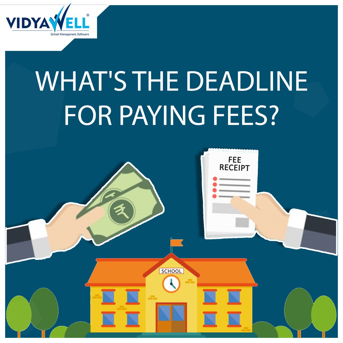 VidyaWell's tweet photo. What's the deadline for paying fees?
Feel free to contact us:
📩info@bsninfotech.net
☎️0522-4959891,4005977
📲9616466484
💻https://t.co/GDHQip2OvA
.
.
.
#VidyaWell #School_Management_Software_Lucknow
#schoolERP #school_management_software #Lucknow https://t.co/vV7Vuha9wA
