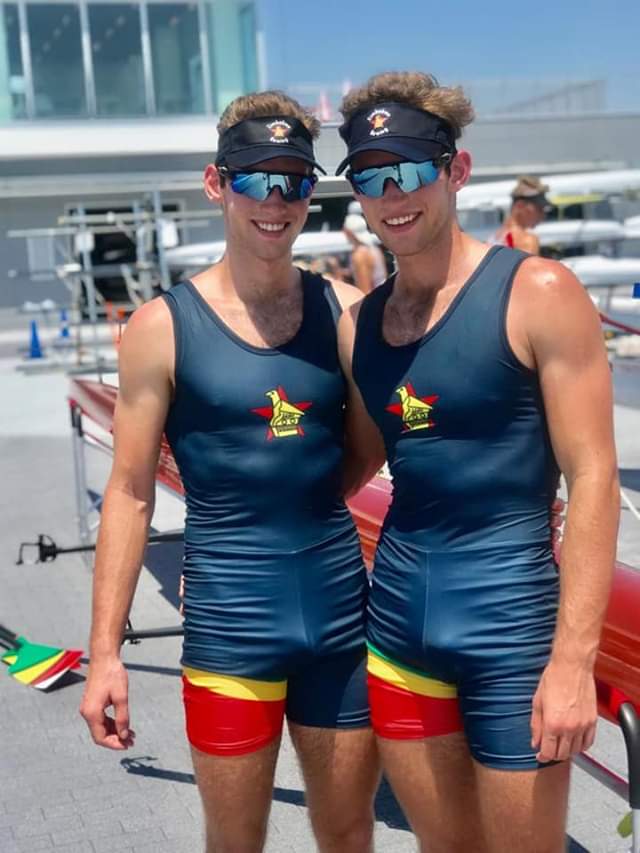 _TatendaGondo's tweet photo. Zimbabwe Zimbabwe Zimbabwe
Patrick and Rory Plunket Zimbabwean rowers finished on position 1 in their repêcharge at 2000m they clocked their personal best 6minutes 30.85seconds and we move over to the semi final A/B on Saturday @KirstyCoventry @ZimbabweSrc https://t.co/hvC1LtJNQ2