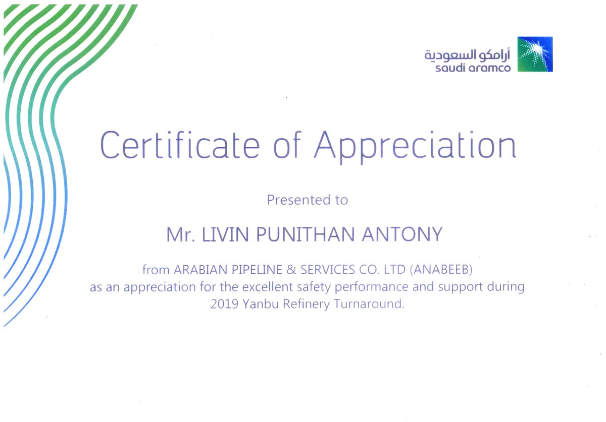 ANABEEB_Company's tweet photo. Maintaining relationship with clients and providing consistent safety performance and support during 2019, Yanbu Refinery Turnaround.

#Anabeeb #IndustrialServices #E2ES https://t.co/9zXeJgpTDs
