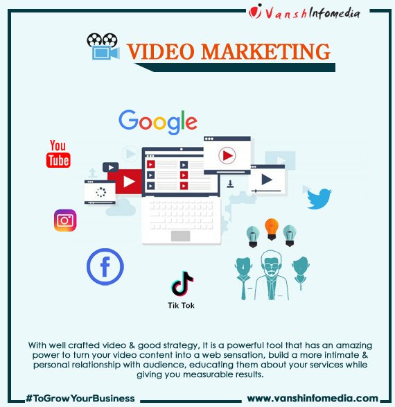 VInfomedia's tweet photo. With well crafted video, good strategy, #VidoeMarketing is powerful tool that has an amazing power to turn your video content into a web sensation, build a more intimate &amp; personal relationship with audience, educating them about your services while giving you measurable results https://t.co/YgZdyPYPTH