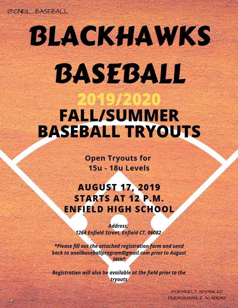 ONeilBaseball's tweet photo. Excited to finally present the New England Blackhawks! Come showcase yourself on August 17th 👀🧐, don't miss your chance to join an elite baseball organization!
#NewEngland #BlackhawksBaseball https://t.co/0Aog840yiM