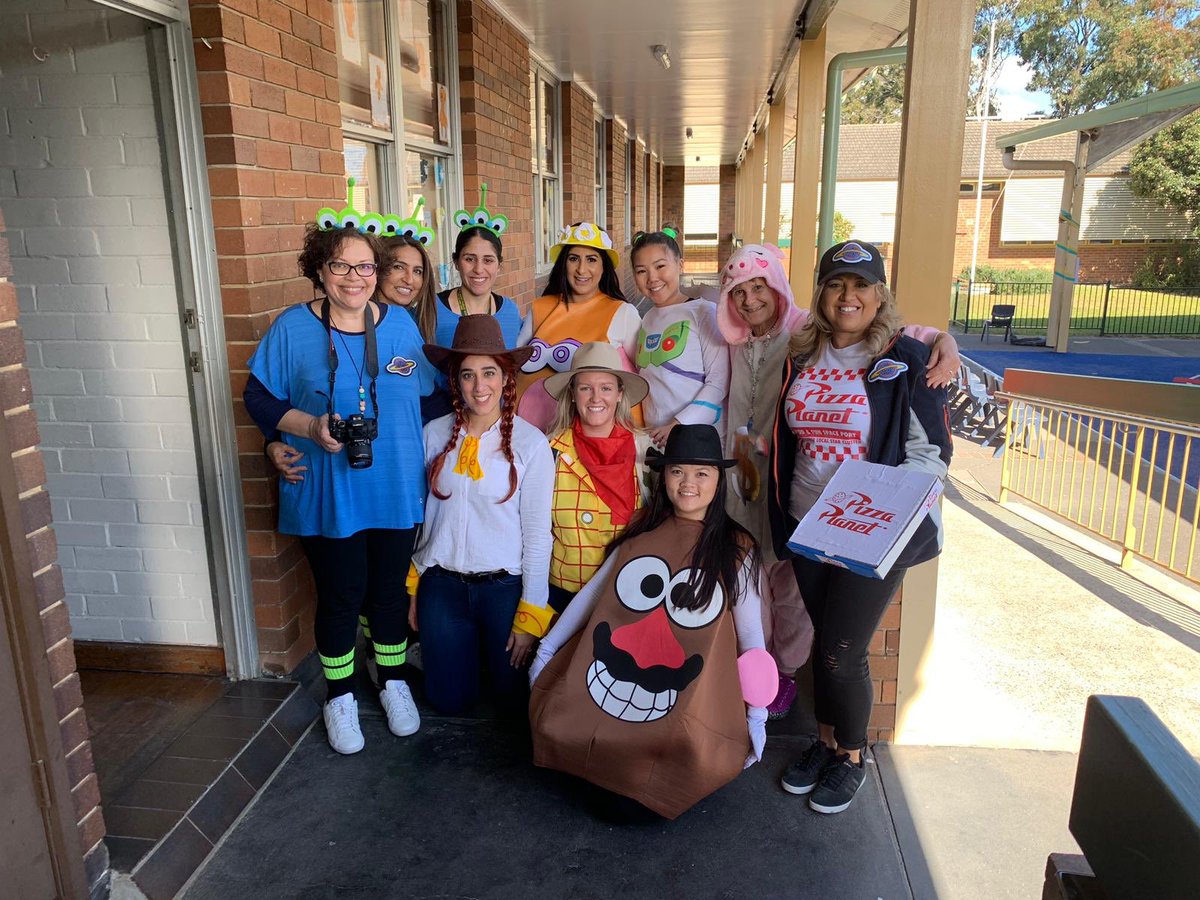 Book Parade 2019 ✨📖🏋️‍♀️ - The teachers had just as much fun as the students! #toystory @FairWestPS @Jessica_Rouel @mariaoshana33 @_NatObeid @Genelle029 @ScottsDavidson