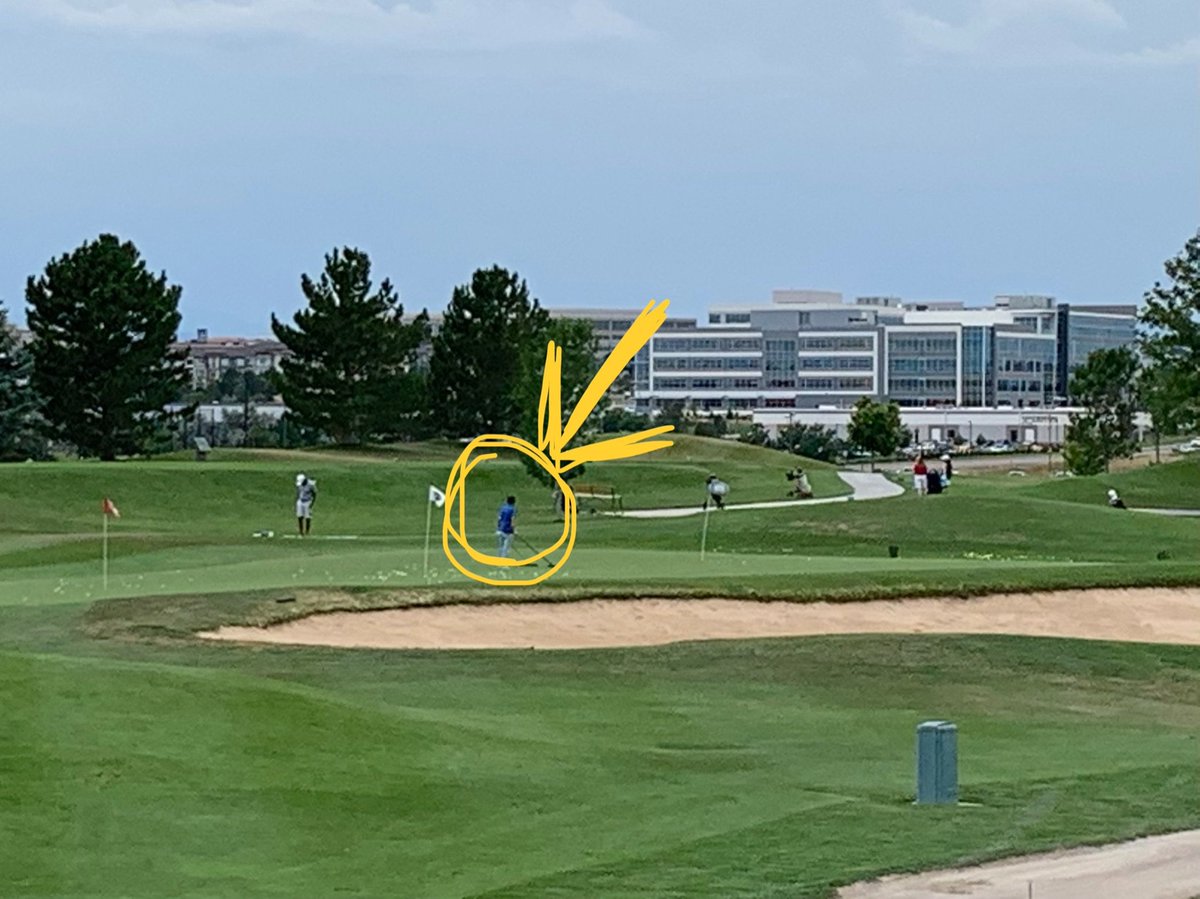 PHesterGolfTEC's tweet photo. Me: One of our Coaches finished a lesson &amp; gave me a bucket of balls. I didn’t hit them all &amp; thought about finding you...

Adrian: Why didn’t you?!

Me: You’re usually WAY OVER in the chipping area.

Him: So you come over!

Me: That’s a REALLY LONG walk.

Him: ...

#golftec https://t.co/xKLjZilxTY