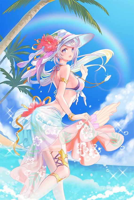 チェインクロニクル公式 渚の色彩乱舞 支援フェス キャラクター紹介 羽休む真夏の虹 シヴァ 二 雨がやんで ほら 向こうの空に 戦士 Cv 今井麻美 イラスト 文太 チェンクロ 今井麻美 T Co V6ppw3c2tk Twitter