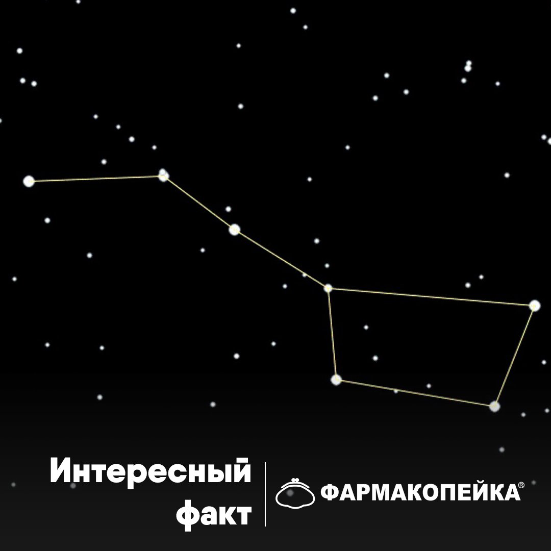 Звезды ручки ковша большой медведицы