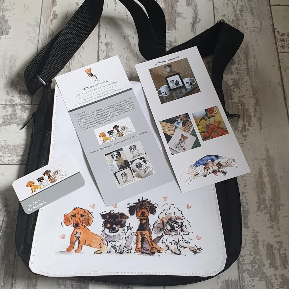 KarenWuffleluv's tweet photo. Hey guys, I'll be at Glams castle this weekend with Frank at their doggy day out. 
If you see us, come and say hi and I'll give you a 10% off your first pet illustration order voucher 🐶❤ https://t.co/sFZlHOfCMV