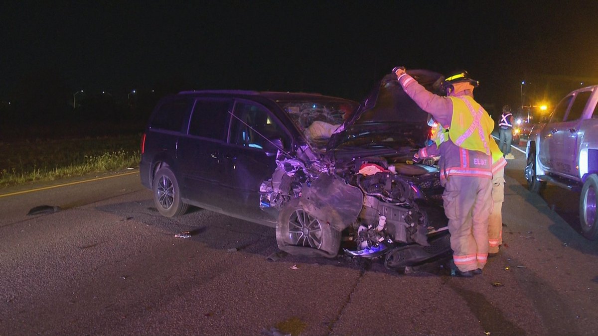 Media371's tweet photo. Two vehicle crash with an SUV rolled over on Highway 403 westbound at Waterdown Road in Burlington. Several people were assessed by @HaltonMedics207, no one was transported to hospital.  #BurlON https://t.co/SwhFYohcvE